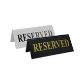 Mileta Reserved Table Tent Notice (Pack of 5)